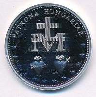 DN "Magyarok Nagyasszonya" peremen jelzett Ag emlékérem (10,00g/0.999/30mm) T:PP ND "...