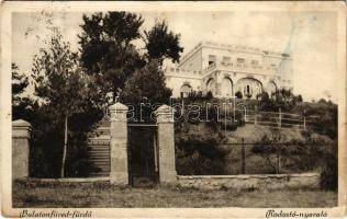 1931 Balatonfüred, Rodostó nyaraló, villa (fl)