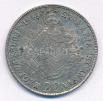 1848KB 20kr Ag "V. Ferdinánd" T:1- juszt., patina
Hungary 1848KB 20 Kreuzer Ag "Ferd...