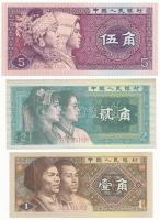 Kína 1980. 1j + 2j + 5j T:I,I-
China 1980. 1 Jiao + 2 Jiao + 5 Jiao C:UNC,AU