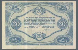 Német Birodalom/Weimari Köztársaság/Rostock 1918.11.14. 20M T:II