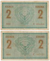 1914. 2K "C" (2db) T:III,III- Adamo K5/2