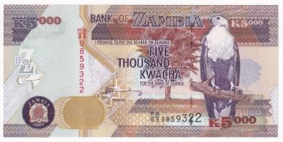 Zambia 2005. 5000K FB/03 9859322 T:I Zambia 2005. 5000 Kwacha FB/03 9859322 C:UNC Krause 45.b