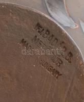 Badár Balázs, ifj. (1896-1972): Mázas kerámia váza, Mezőtúr. Jelzett, kis kopással, m: 28 cm