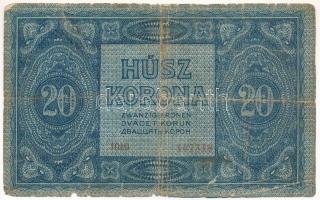 1919. július 15. 20K "1019 142338" T:III-,IV Adamo K20