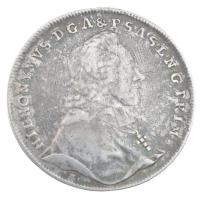 Osztrák Államok / Salzburg 1781M Tallér Ag "Hieronymus" (27,55g) T:2- fülhely, patina / Au...