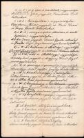 1894 Budapest székesfőváros polgármesterének körrendelete a megüresedett, ill. újonnan létrejött jeg...