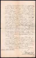 1894 Budapest székesfőváros polgármesterének körrendelete a megüresedett, ill. újonnan létrejött jeg...