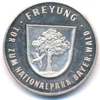 Németország DN Freyung - Bajor Nemzeti Park kétoldalas Ag emlékérem (11,10g/986/26mm) T:1- Germany ND Freyung - Tor Zum Nationalpark Beyer.Wald two sided Ag commemorative medallion (11,10g/986/26mm) C:AU