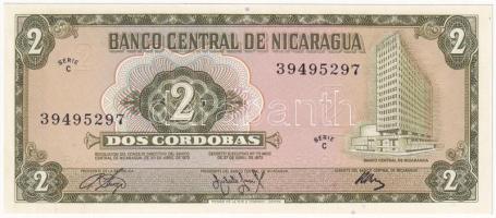 Nicaragua 1972. 2C T:I  Nicaragua 1972. 2 Cordobas C:UNC  Krause 121