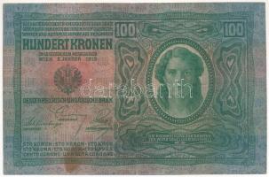 1912. 100K felülbélyegzés nélkül T:III fo.
Adamo K28