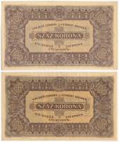 1923. 100K nyomdahely-megjelölés nélkül T:II-,III szép papír
Adamo K30