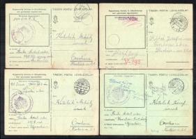 1944 7 db tábori posta levelezőlap