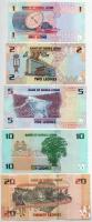Sierra Leone 2022. 1L + 2L + 5L + 10L + 20L T:I 
Sierra Leone 2022. 1 Leone + 2 Leones + 5 Leones +...