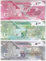 Trinidad és Tobago 2020. 1D + 5D + 10D T:I 
Trinidad and Tobago 2020. 1 Dollar + 5 Dollars + 10 Dol...