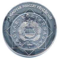 DN "A magyar nemzet pénzérméi - A rendszerváltás téves verete 1989-1990" Ag emlékérem, tan...