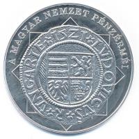 DN "A magyar nemzet pénzérméi - Moneta Nova, II. Lajos denárja 1516-1526" Ag emlékérem, ta...