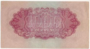 1944. 1000P "A Vörös Hadsereg Parancsnoksága" "TP 744885" T:III kopott szélek és...