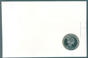 Man sziget 1992. 1C "Amerika felfedezése" érmés borítékon bélyegblokkal, elsőnapi bélyegző...