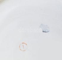 Zsolnay modern fenyős tájképes tányér, jelzett, kis kopásokkal, gyűjtői darab, d: 24,5 cm