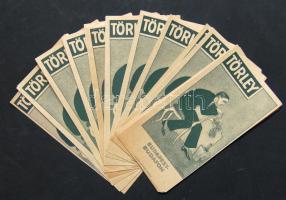 15 db egyforma Törley számolócédula / 15 counting slips