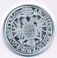 DN "Magyar tallérok utánveretben - III. Ferdinánd tallérja - 1637" Ag emlékérem tanúsítván...