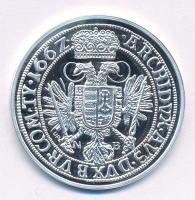 DN "Magyar tallérok utánveretben - I. Lipót tallérja" Ag emlékérem tanúsítvánnyal (20g/0.9...