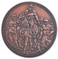 1896KB 1K Ag Millenium kétoldalas bronz utánverete kapszulában (23mm) T:1-