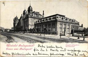 1899 (Vorläufer) Budapest VI. Nyugati pályaudvar (szakadás / tear)