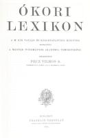 Ókori Lexikon I-IV. Szerk.: Dr. Pecz Vilmos. Tudománytár. Bp., 1984, Könyvértékesítő Vállalat. Szöve...