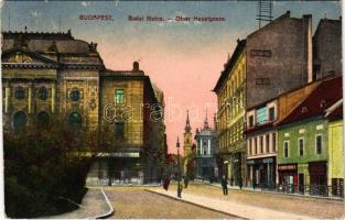 1916 Budapest I. Budai Fő utca, üzletek, Vigadó (EK)