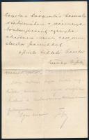 1905 Besenyői és örvendi Beöthy László (1860-1943) Bihar vármegyei és nagyváradi főispán, miniszter,...