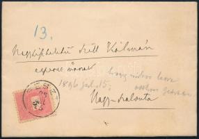 1896 Tisza Kálmán (1830-1902) miniszterelnök saját kézzel írt levele Szél Kálmán nagyszalontai esper...