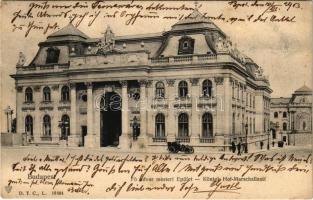 1903 Budapest I. Főudvarmesteri épület, automobil / Königl. Hof-Marschallamt (EK)