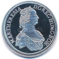 DN "Magyar tallérok utánveretben - Mária Terézia erdélyi tallérja 1745" Ag emlékérem, tanúsítvánnyal (20g/0.999/38,6mm) T:PP