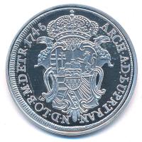 DN "Magyar tallérok utánveretben - Mária Terézia erdélyi tallérja 1745" Ag emlékérem, tanú...