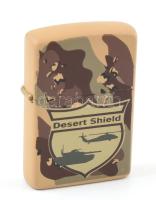 Zippo Desert Shield katonai mintás fém öngyújtó, töltésre szorul