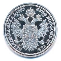 DN "Magyar tallérok utánveretben - Ferenc József ifjúkori tallérja 1853" Ag emlékérem (20g...