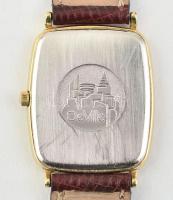 Omega tank De Ville kvarc férfi karóra. Hibátlan számlappal, jó állapotban, igényes bőr szíjjal. Műk...