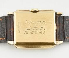 Girard-Perregaux kézi felhúzós, art deco férfi karóra. Kissé sérült számlappal, működő, jó múszaki á...