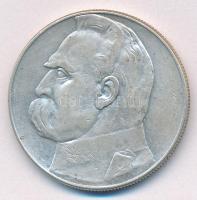 Lengyelország 1936. 10Zl Ag Józef Pilsudski T:2- patina, apró karc Poland 1936. 10 Zlotych Ag Józef Pilsudski C:VF patina, tiny scratch  Krause Y#29