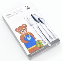WMF gyerek evőeszközkészlet, eredeti dobozában, szép állapotban, 4 db