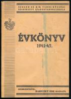 cca 1931-42 2 db szegedi iskolai évkönyv: Szegedi M. Kir. Állami Felső Ipariskola értesítője az 1930...