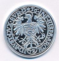 DN "Magyar tallérok utánveretben - I. Ferdinánd tallérja 1556" kétoldalas Ag emlékérem, ta...