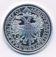 DN "Magyar tallérok utánveretben - Rudolf tallérja 1601" Ag emlékérem tnaúsítvánnyal, kaps...