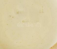 Joseph Steild Znaim fajansz váza, kézzel festett, jelzett, kis lepattanásokkal, m: 18 cm