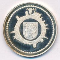 Németország DN "Märchenbrunnen - Düsseldorf" kétoldalas, jelzett Ag emlékérem (15,02g/1.00...