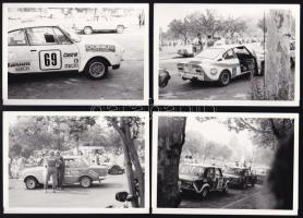 1984, össz. 18 db fotó Népliget, Budapest Rallye, Elkon Kupa autóversenyről és több érdekes járműről (Skoda, Lada, Wartburg, stb.), jelzés nélkül, 9x13 cm