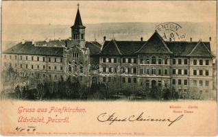 1899 (Vorläufer) Pécs, Zárda. Verlag Heinr. Rich. Fischer, K. Valentins Nachf. (EK)
