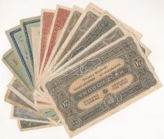 15db vegyes korona bankjegy T:II--IV
